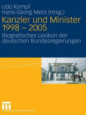 cover image of Kanzler und Minister 1998--2005